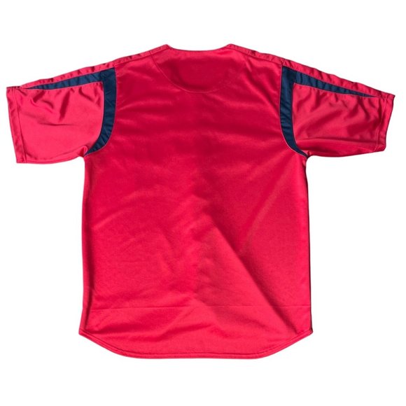 Vintage Washington Nationals DC Men's Red MLB Jersey Sz L - Picture 2 of 8